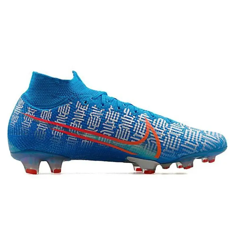 Nike Mercurial Superfly 7 Elite CR7 FG Blue Hero Total Orange Sneakers shoes CQ4901-468 With Original Box