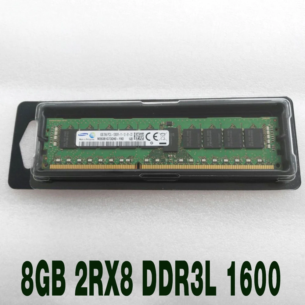 

1 pcs M393B1G73QH0-YK0 RAM 8G PC3L-12800R ECC REG For Samsung Server Memory Fast Ship High Quality 8GB 2RX8 DDR3L 1600