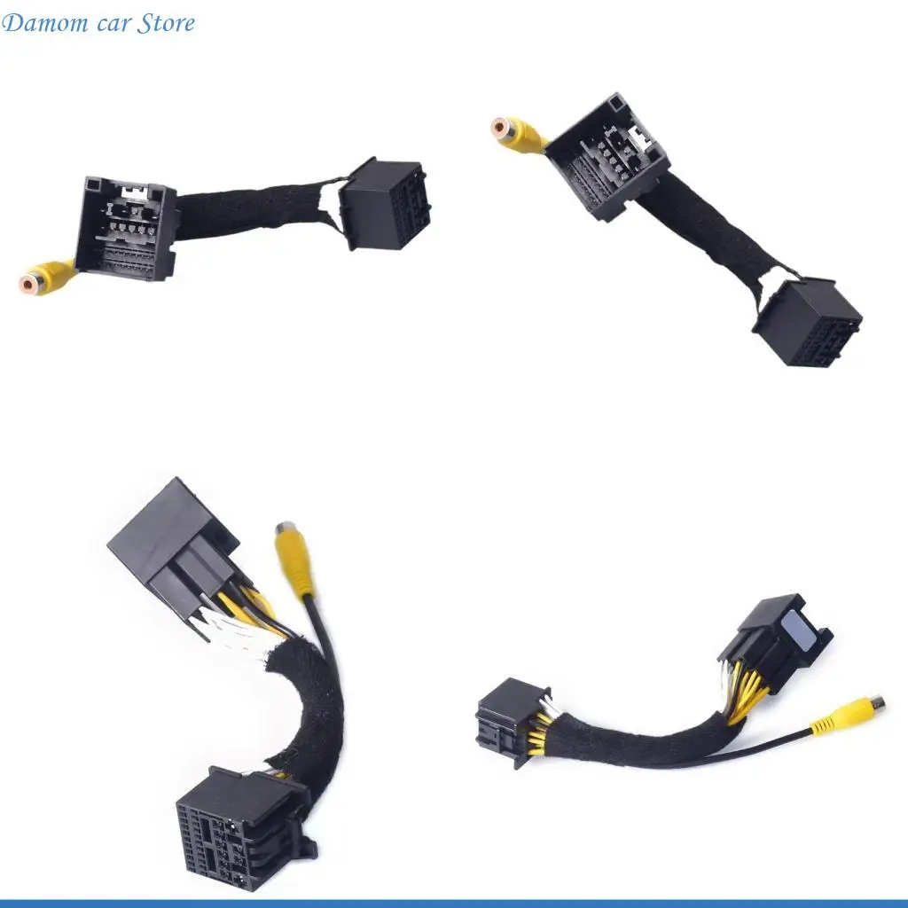 

A2UC Industrial Rear View Camera Adapter Plastic Reversing Camera Cord Waterproof Camera Cable Perfect for Parking Reversing