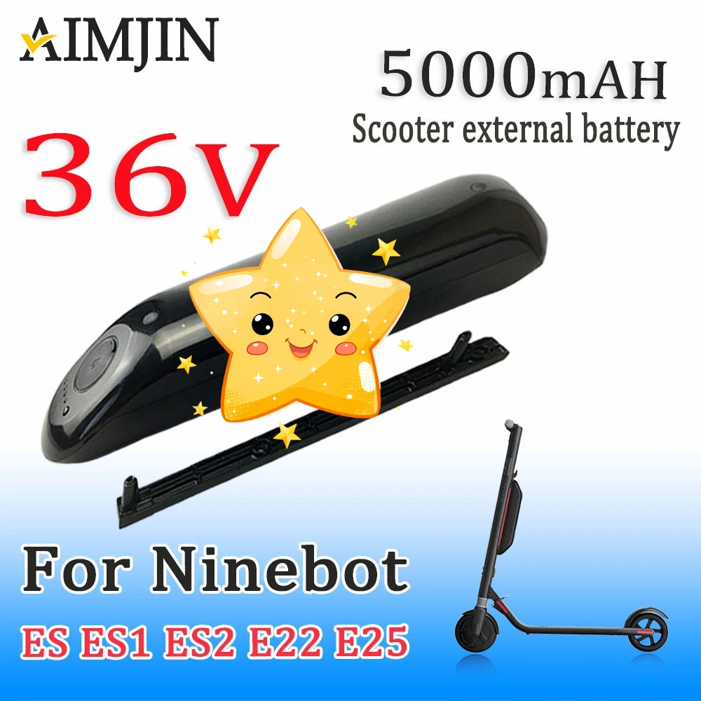 

ES1 ES2 E22 E25 36V 5000mAh For Ninebot Segway Intelligent Electric Scooter Expanded Lithium Battery Pack