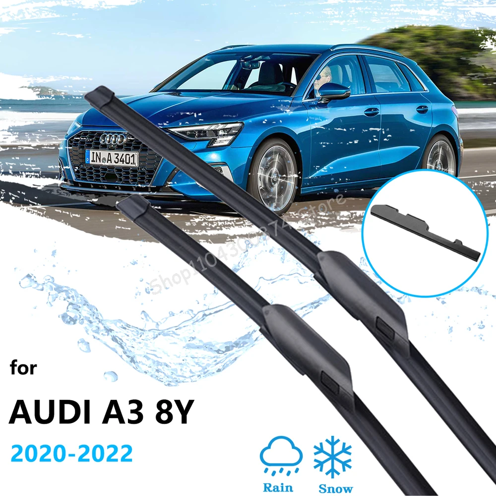 

For Audi A3 8Y 2020 2021 2022 Accessories Windshield Windscreen Wipers Blade For Car Front Window Brushes High Quality 26" 19"