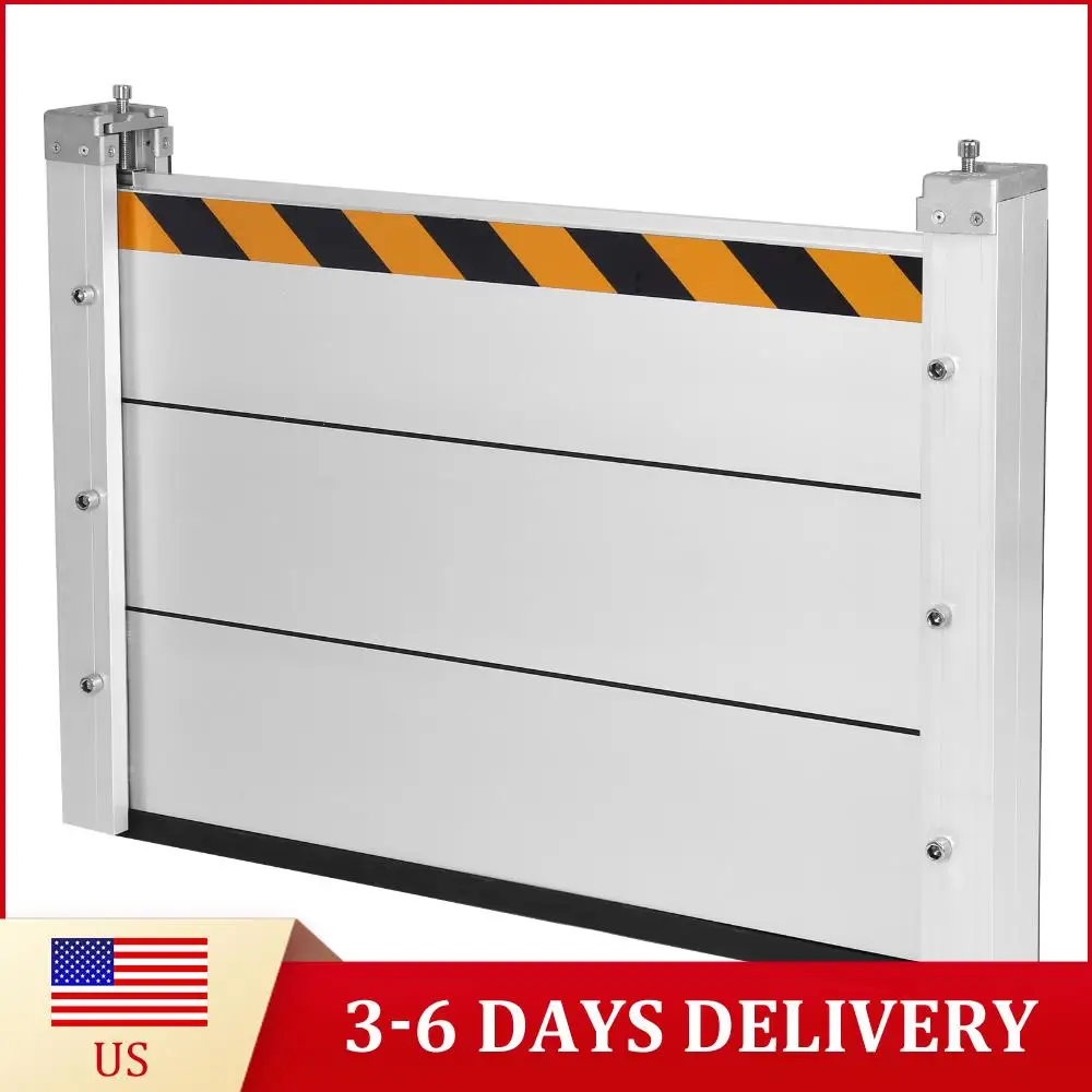 

Removable Flood-Proof Water Barriers Reusable Aluminum Alloy Water Barrier Stackable for Gates/Subways/Factories/Garages/Roads