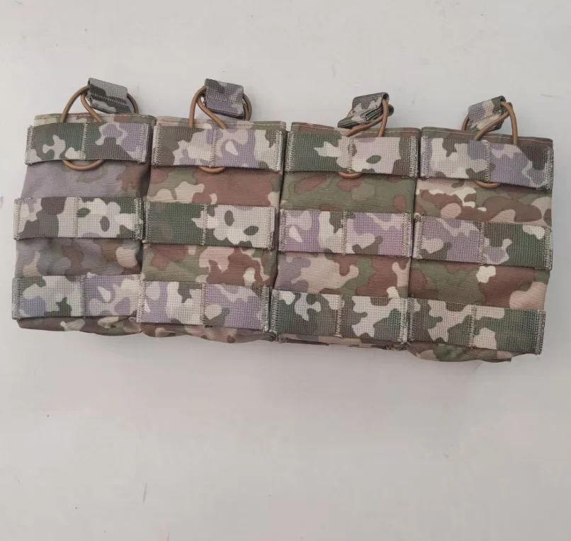 

German Camouflage Vest Pouches Four Magazine Flecktarn Medical