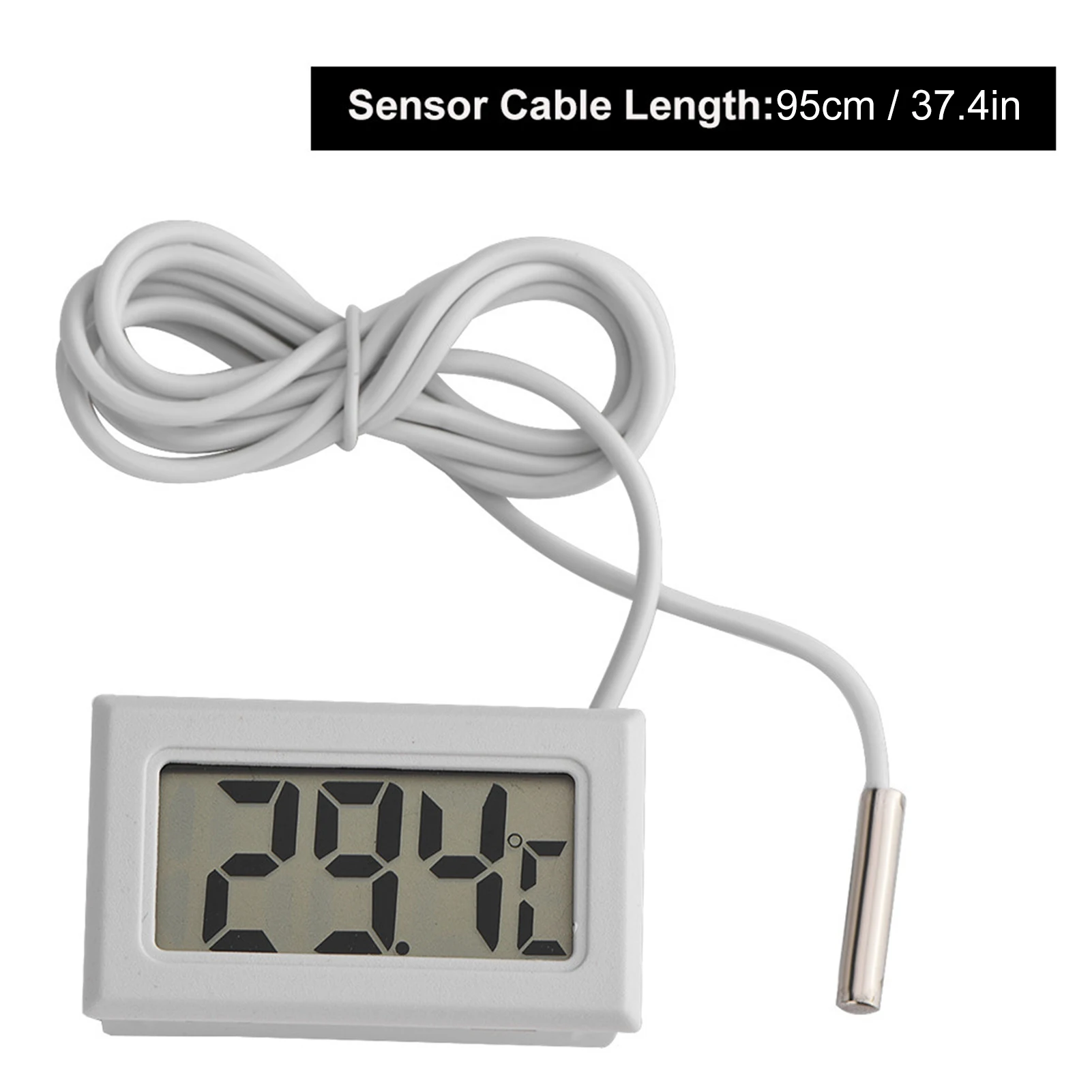 Mini LED Display Digital Temperature Meter Probe Sensor Digital LCD Thermometer