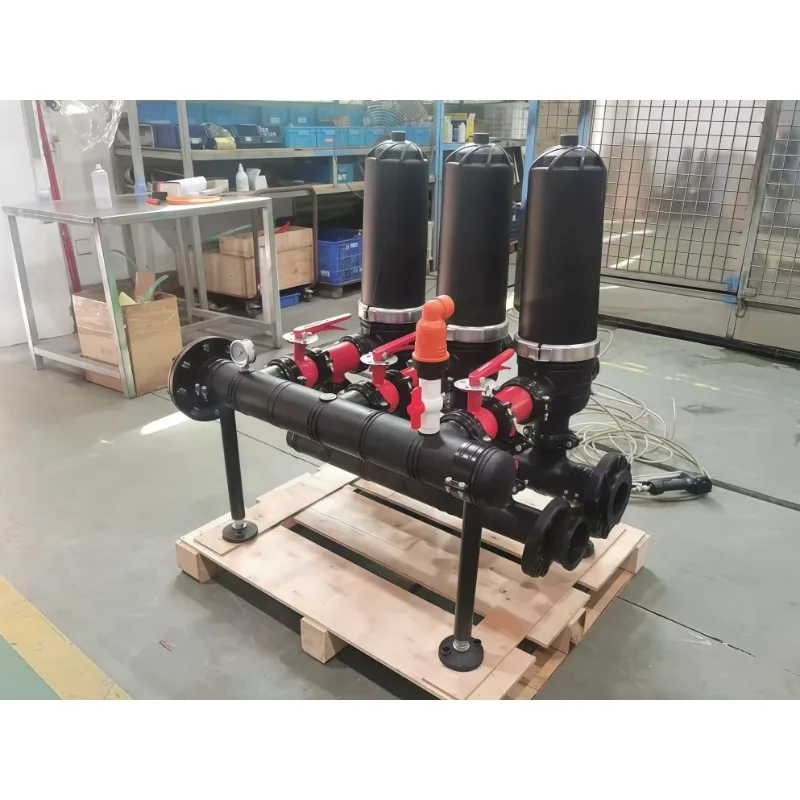 Large Disk Filter Agricultural Irrigation Industrial Water Treatment Circulating Water Systems 1 Year Warranty 50000L/Hour