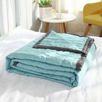 Cotton Ice Blanket Summer Cool Air-Conditioning Thin Quilt Soft Comfortable Nap Blanket For Rest Hot Sleeper Double Blanket