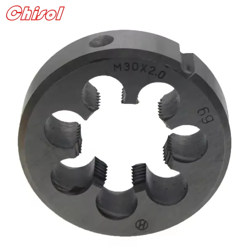 

1 шт. M30 × 1,5 M30 × 2,0 M30 × 3,5 станок для нарезания резьбы метрический круглый штамп стандартный и тонкий инструмент для нарезания резьбы