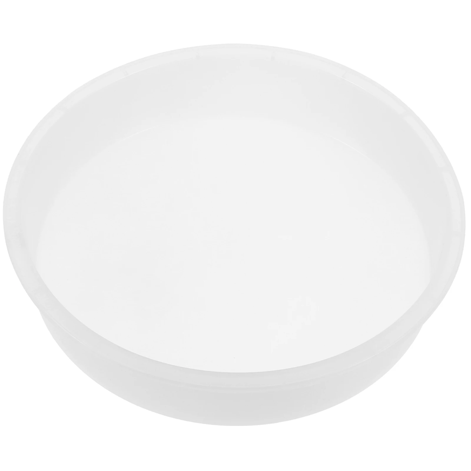 

Round Silicone Mold for Resin Coaster Tray Clock Plate Diy Crafts Reusable Easy Demold Jewelry Accessories Concrete Plaster