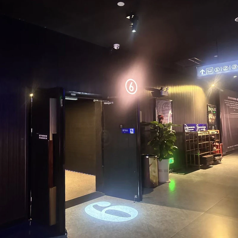 Indoor Outdoor Text Gobo Projector Projected Letter Wall Gobo Light Design Logo Projector Floor