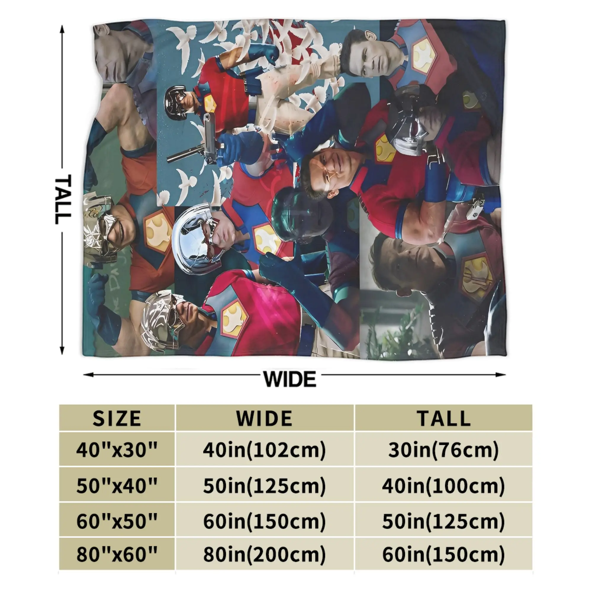 صانعي السلام بطانيات قطيفة الطفل الفانيلا رمي بطانية للمنزل ديكور دافئ مخصص جودة المفرش هدية فكرة #6