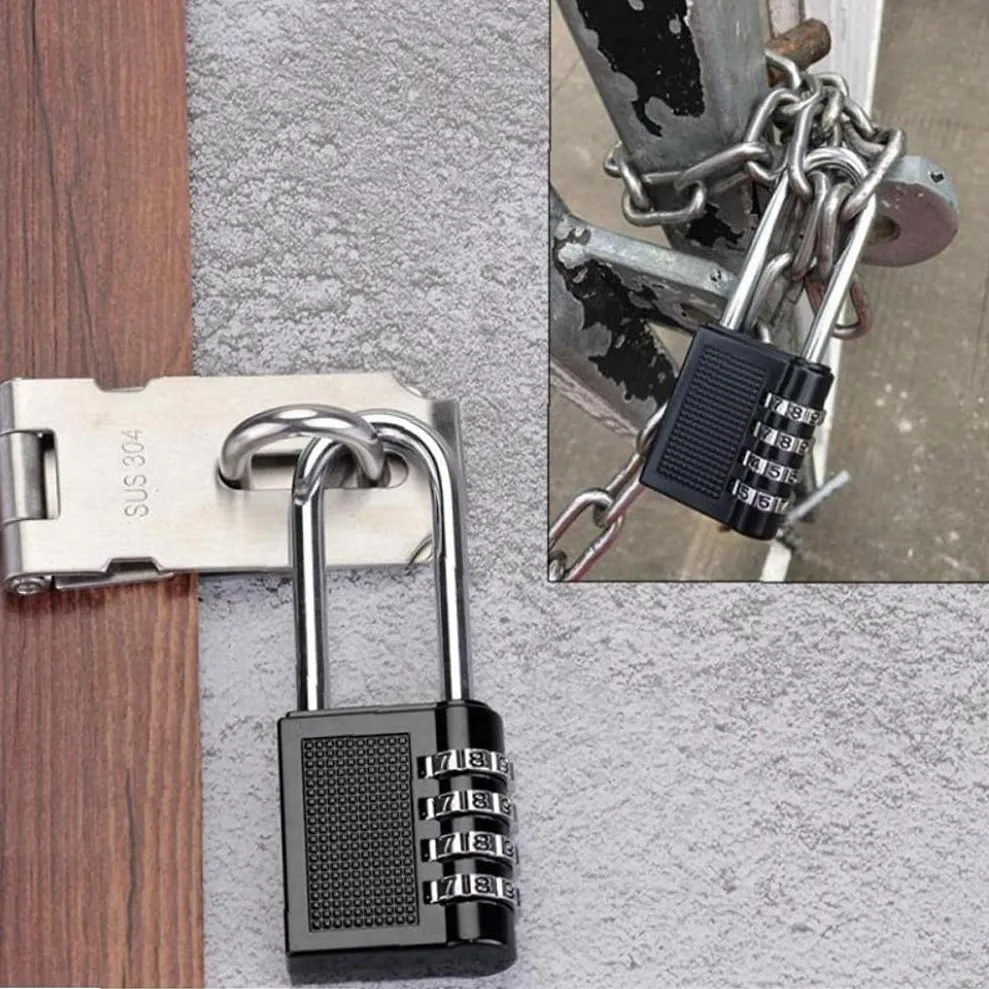 Hot-Selling Password Padlock, Long Hook Cabinet Password Lock, Suitable for Gym, Tool Box, Luggage, Fence Door Lock image 6