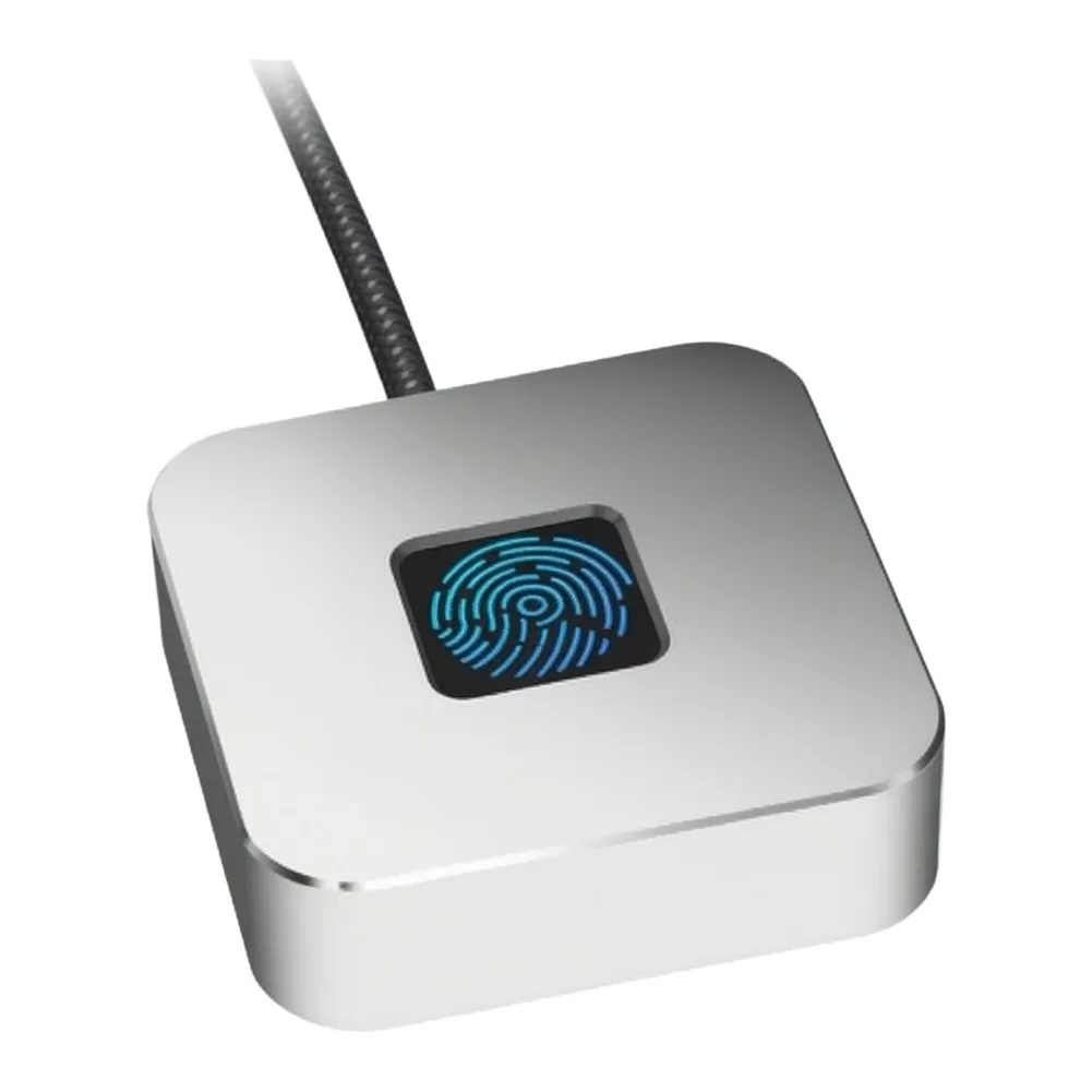 1 Piece USB Fingerprint Reader Biometric Scanner Zinc Alloy For Windows PC Security Login Desktop Dongle