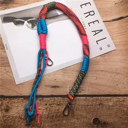 New Braided Lanyard For Making DIY Strap Cotton for Handbag Belts Strap Phone Charm Accessories Keyring Trousers Decoration