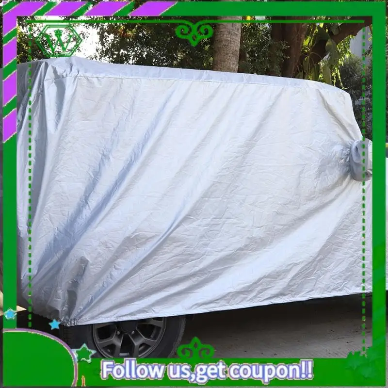 AC34-غطاء السيارة في الهواء الطلق غير نافذ للمطر الغبار الشمس UV غطاء للحماية لسوزوكي جيمي 2019 2020 الملحقات الخارجية #4
