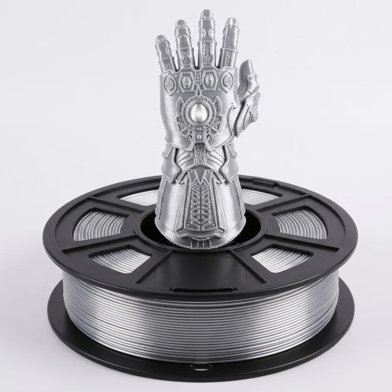 Silk PLA Filament 1.75mm 250g,Shiny 3D Printer Filament Dimensional Accuracy +/- 0.02mm,250g Spool Fits for Most FDM 3D Printers