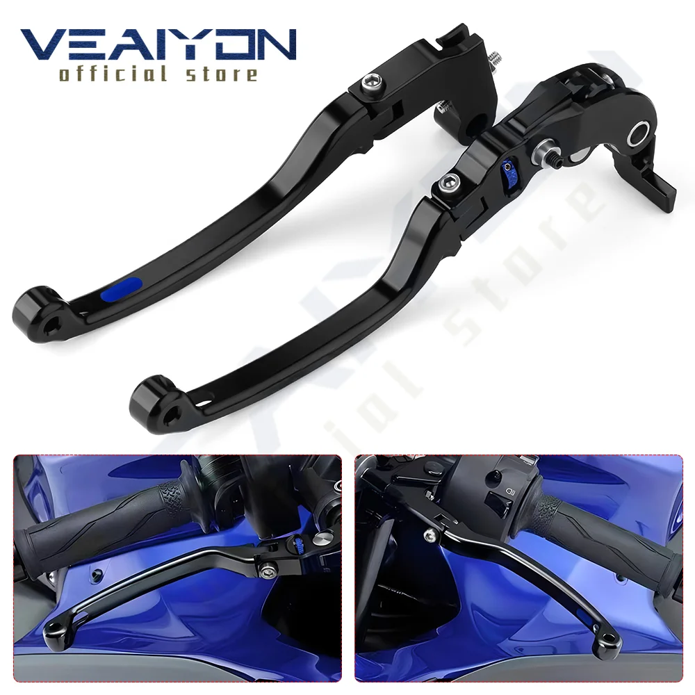 

For YAMAHA YZFR7 YZF-R7 YZF R7 2021 2022 2023 Motorcycle accessories CNC Aluminum Left & Right Brake Clutch Lever 2023