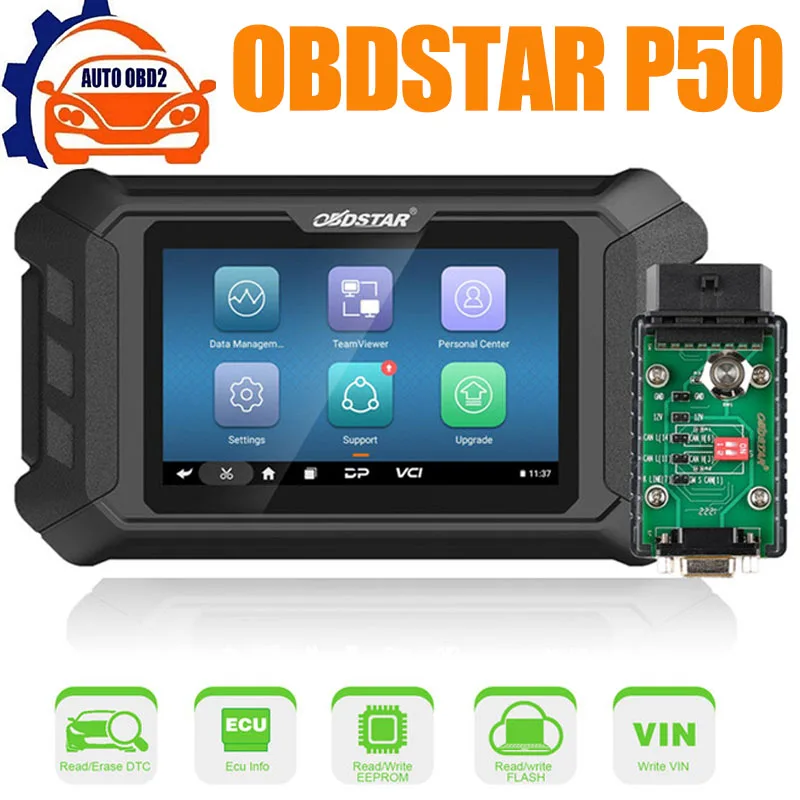 OBDSTAR P50 Airbag Reset + PINCODE Intelligent Airbag Reset Equipment Covers 38 Brands and Over 3000 ECU Part No.with P004