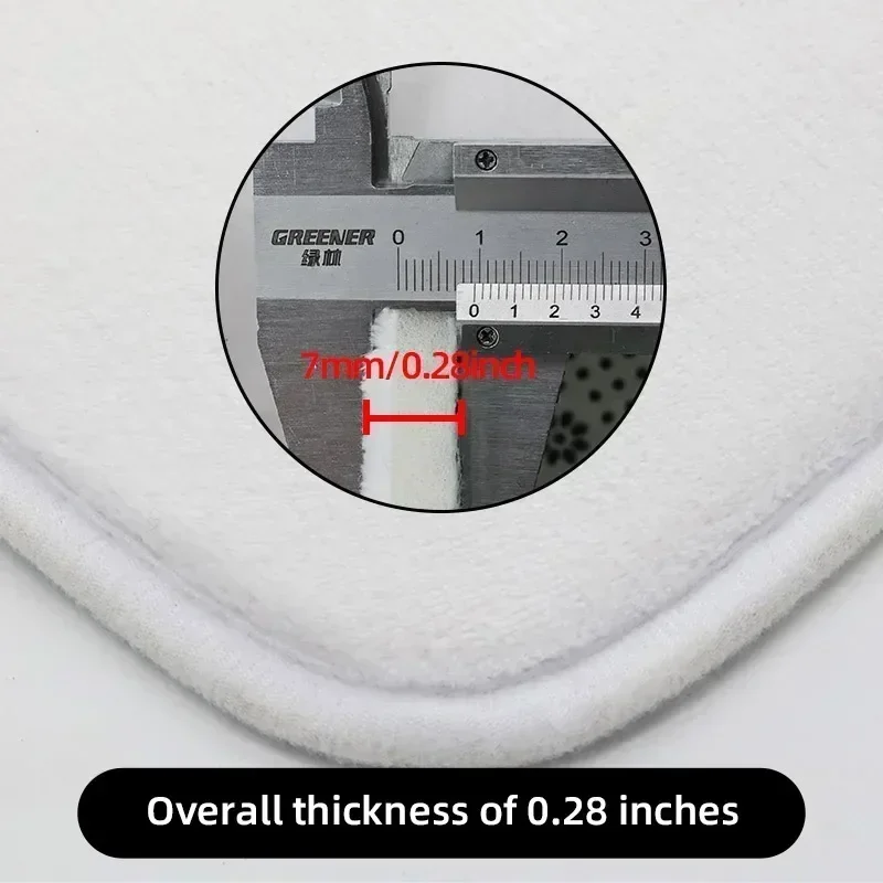 Summer Floral Pattern Bathroom Anti Slip Mat, Entrance Door Mat, Shower Room Small Carpet, Toilet Water Absorbing Foot Mat view 4