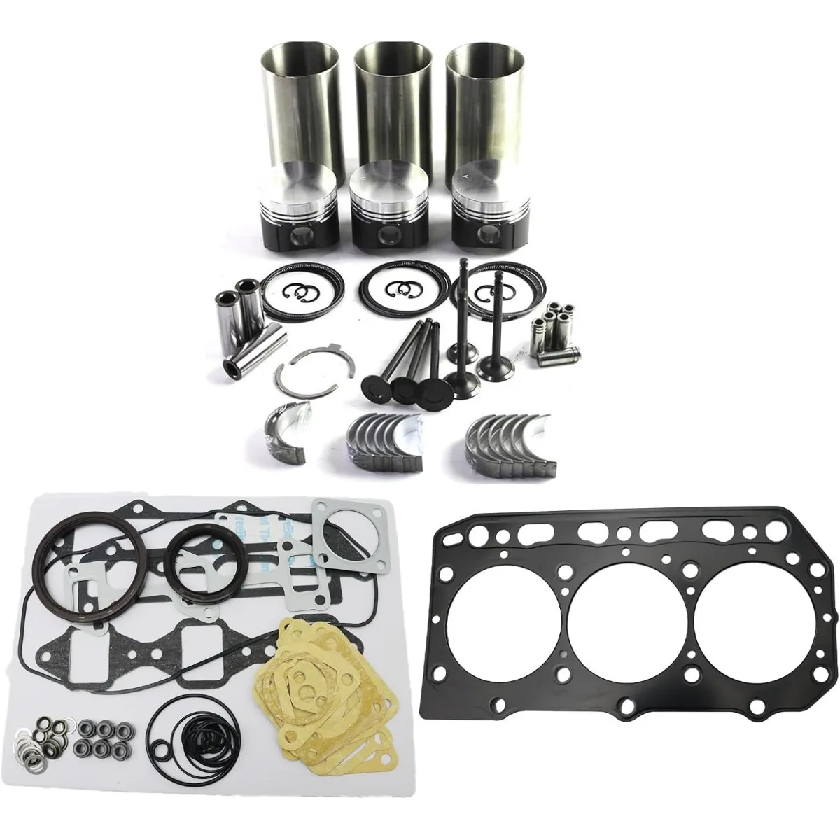 3TNE66 Overhaul Rebuild Kit For Yanmar 3TNE66 3TNE68 Engine For JD 330 332 Tractor