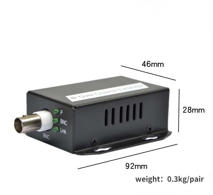 Imagem -05 - Conversor Ethernet para Câmera Cctv Rede para Extensor Coaxial Transferência do Cabo Net Transmissão para Linha Coaxial 500m