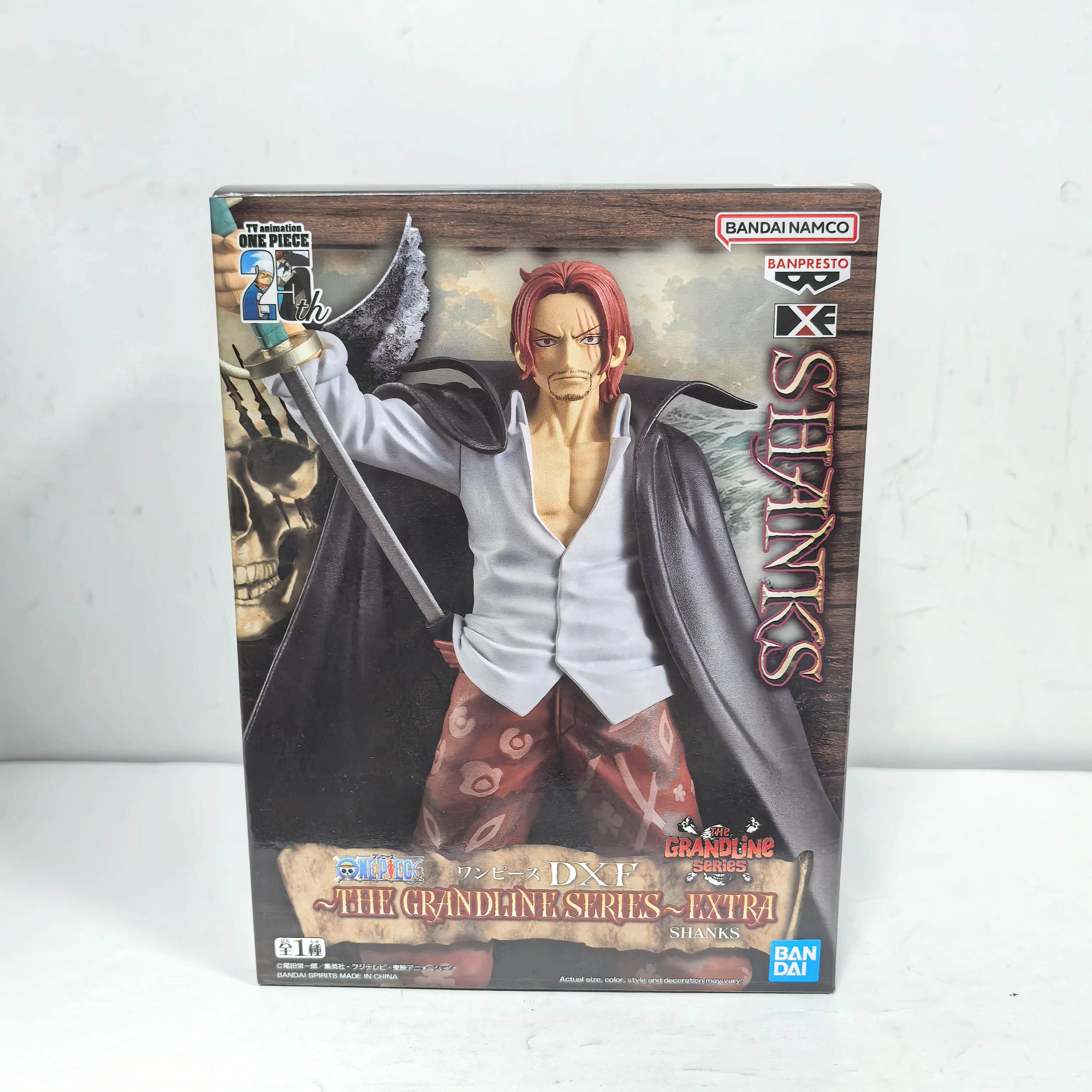 

Original BANDAI BANPRESTO EXTRA SHANKS THE GRANDLINE SERIES Action Figure Toys PVC Model Collection Doll