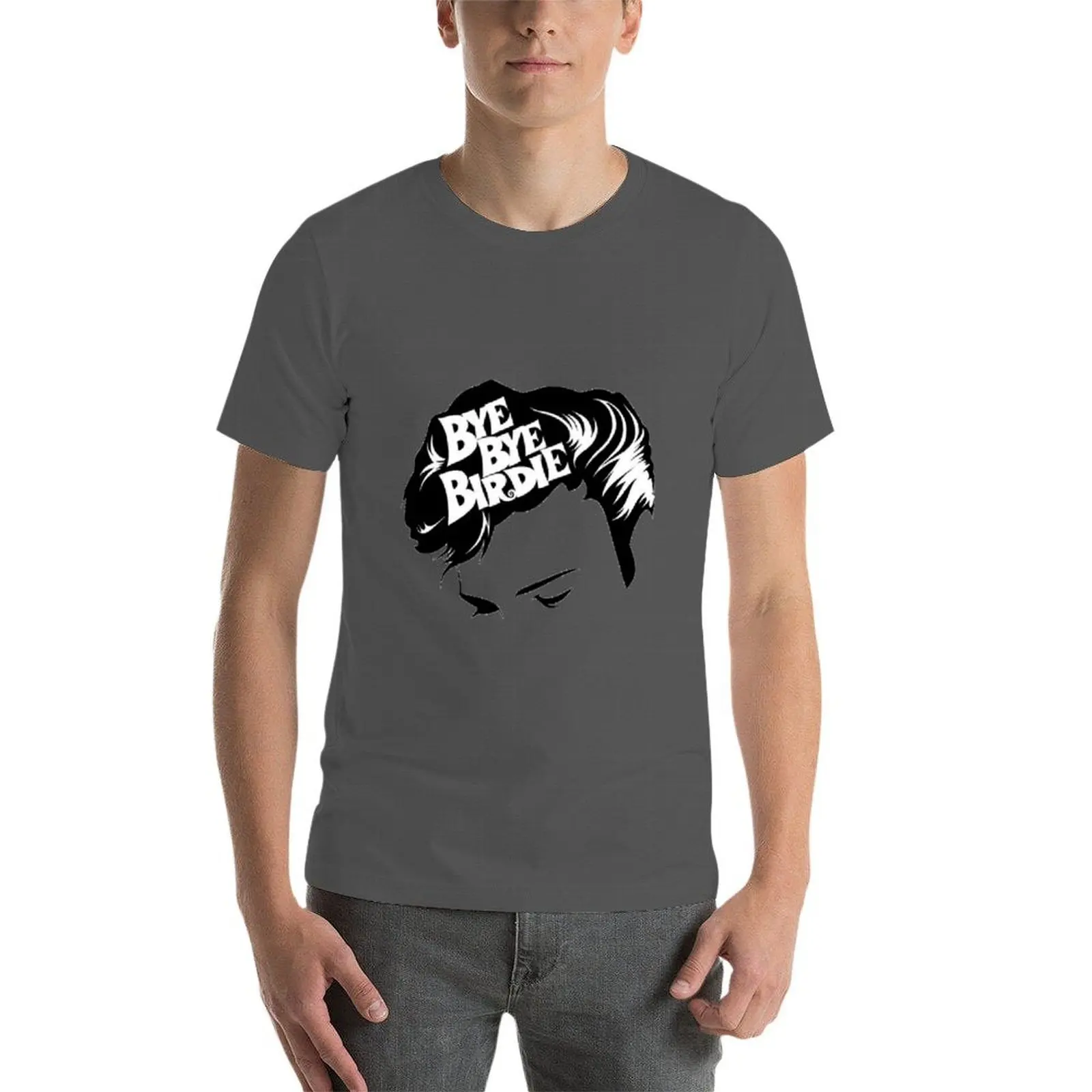 تي شيرت Bye Bye Birdie ملصق تي شيرت رجالي برسوم جرافيك تي شيرت أنيمي تي شيرت كبير الحجم