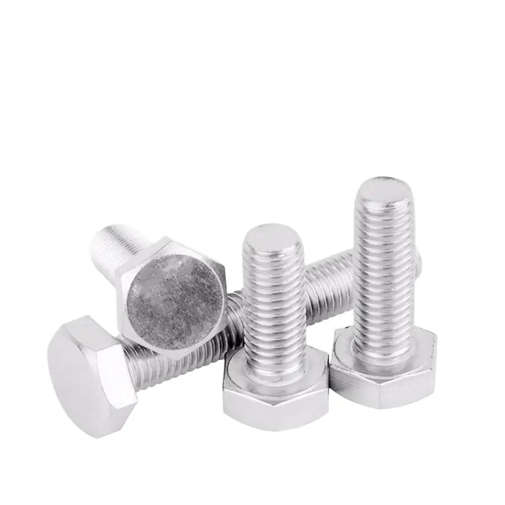 

5-100Pcs/Lot Aluminium Alloy M5M6M8M10M12M16 Hexagon Head Bolt Din933 Mountain Bike Antirust Hexagonal Screw