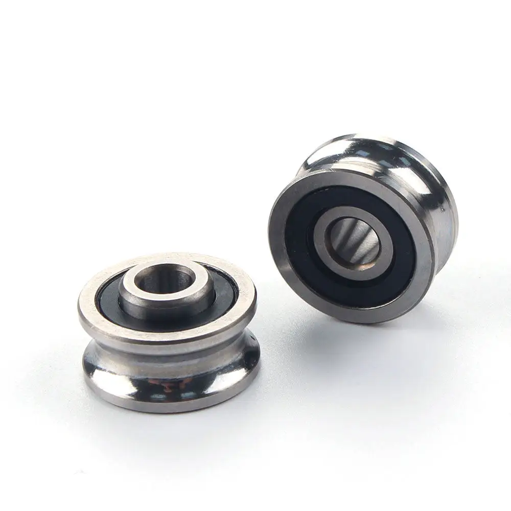 1Set 6mm Guide Rail Double Row Bead U-Shaped Groove Premium Bearing Compatible for Multiple Models Kobra 2/3 Series 3D Printers