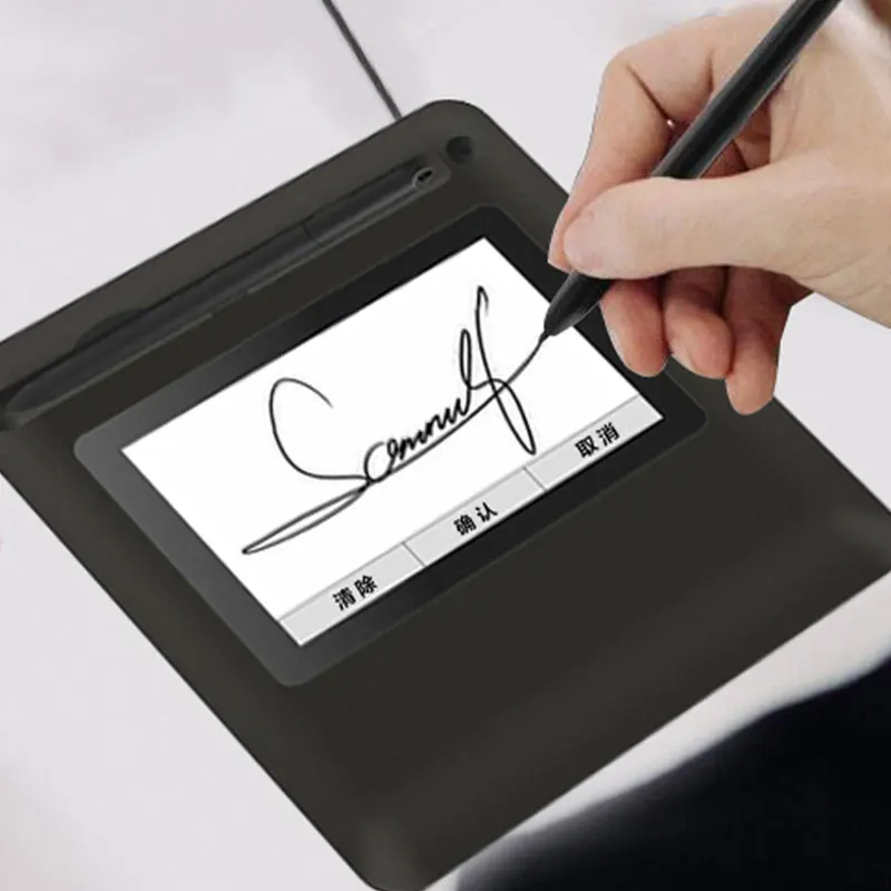 

Electronic signature screen drive-free document UG05A LCD signature board supports resident health platform
