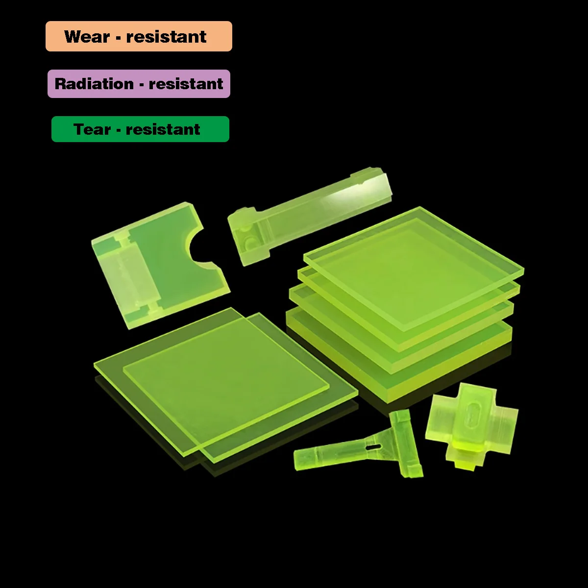 

1PCS Thickness 1/2/3/4/5/6/8/10/12/15/20mm High Elasticity PU Polyurethane Sheet Width/100-500mm Beef Tendon Plate