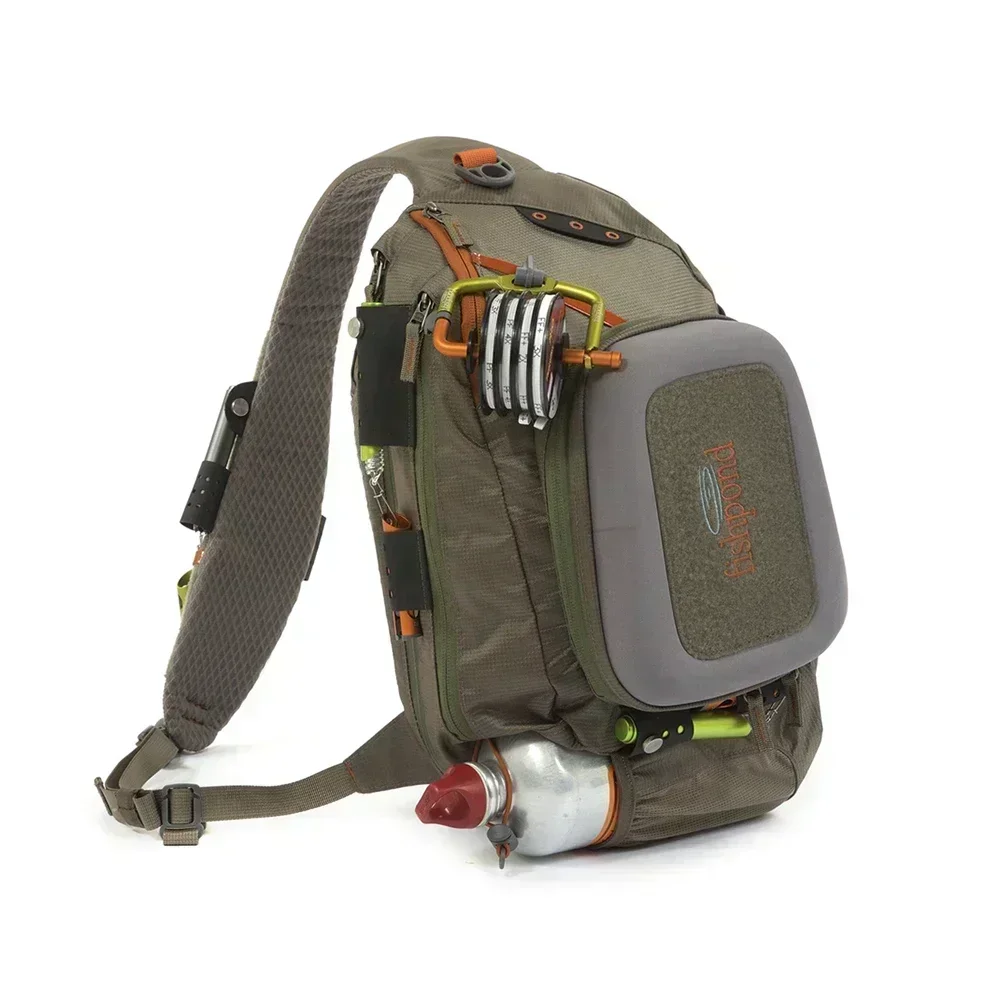 Hüfttasche Fliegenfischer-Brusttasche Wader-Gürtel Wading Summit Sling – Detail 16