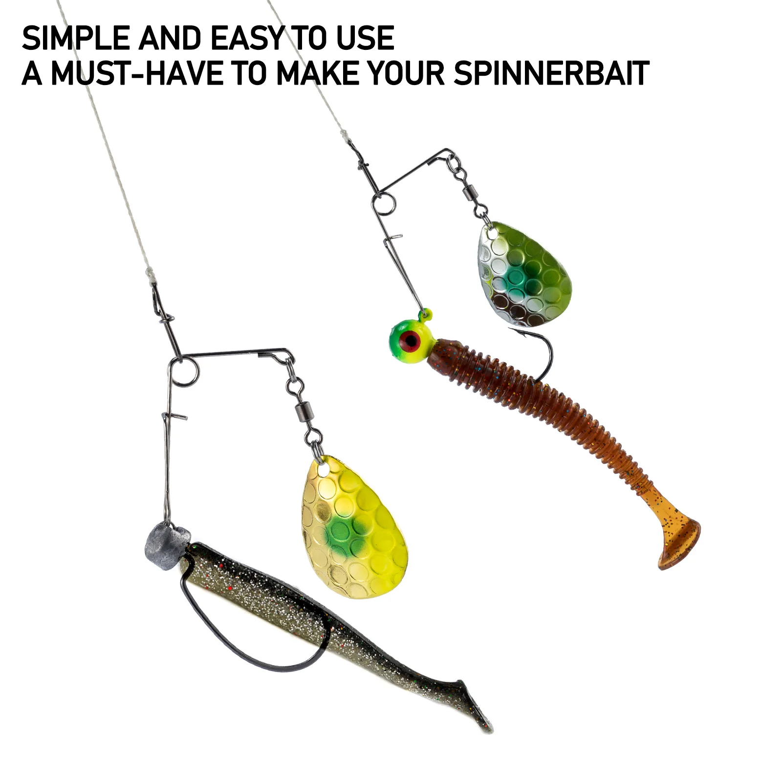 3Pcs Spinner Fishin…