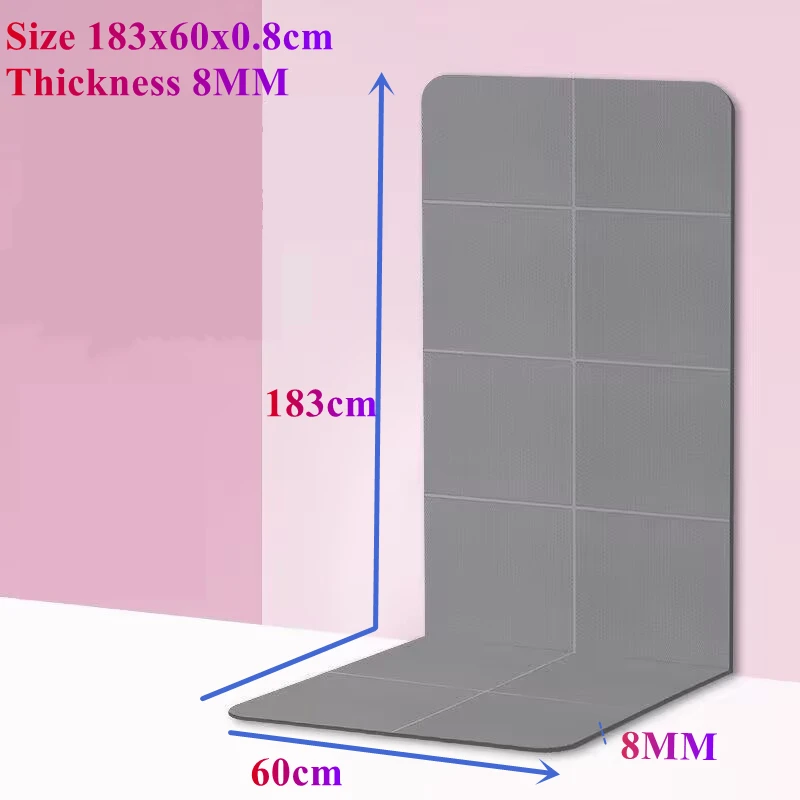 أضعاف المحمولة 183x60 سنتيمتر اليوغا مات 8 مللي متر سميكة اليوغا حصيرة المضادة للانزلاق ممارسة اليوغا بيلاتيس بساط جمباز الرياضة اللياقة البدنية الراحة #2
