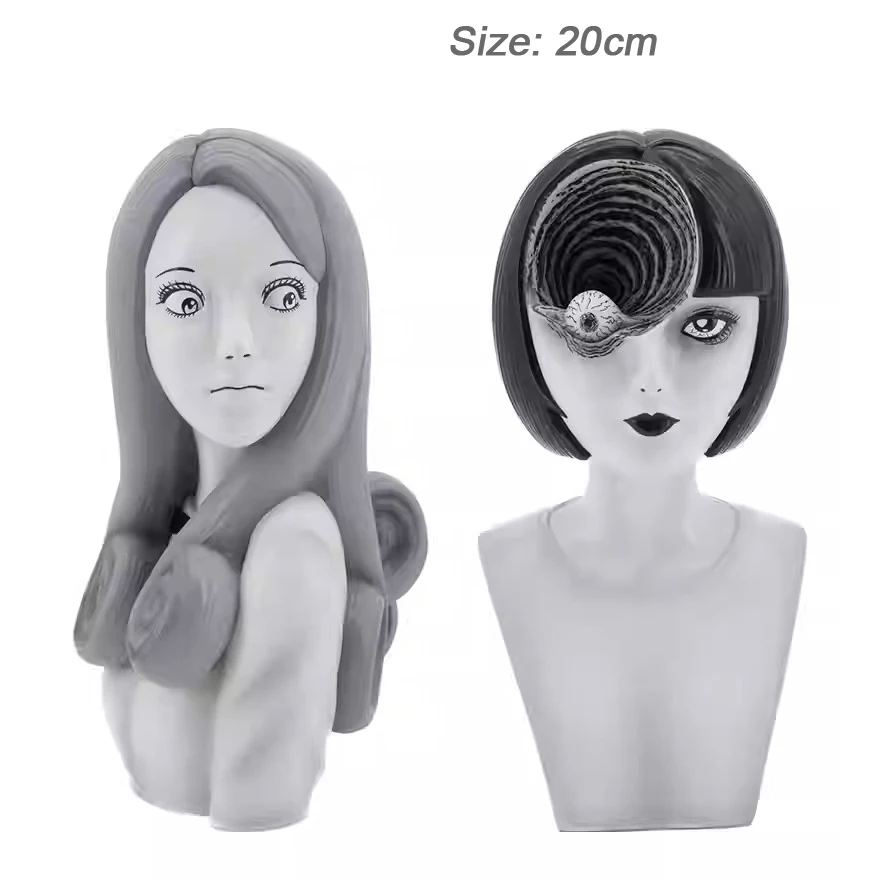 Authentic Unbox Junji Ito Figure Horror Manga Maelstrom Kurotani Artichoke Bust Ghost Horror Comic Collection Model Figurine