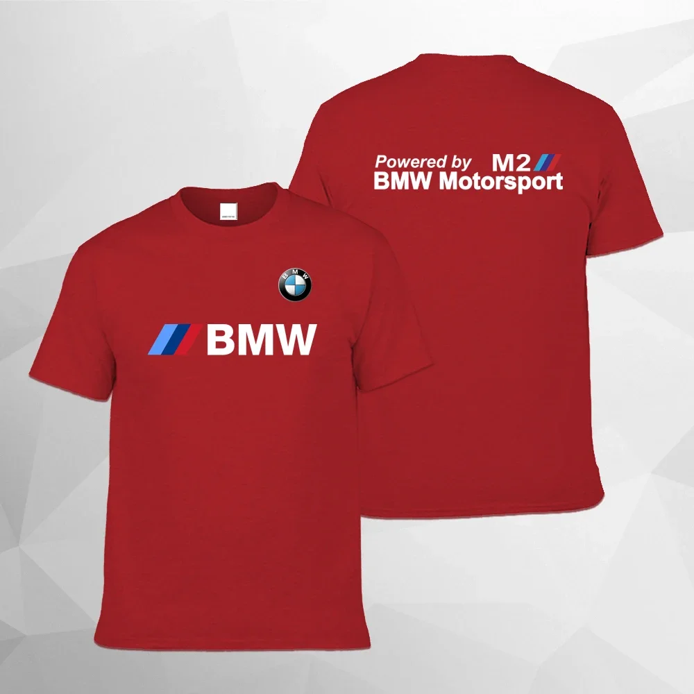 2024 BMW men\'s cycling motorcycle high-quality short sleeved, cycling sports outdoor men\'s and women\'s fashion BMW short sleeved