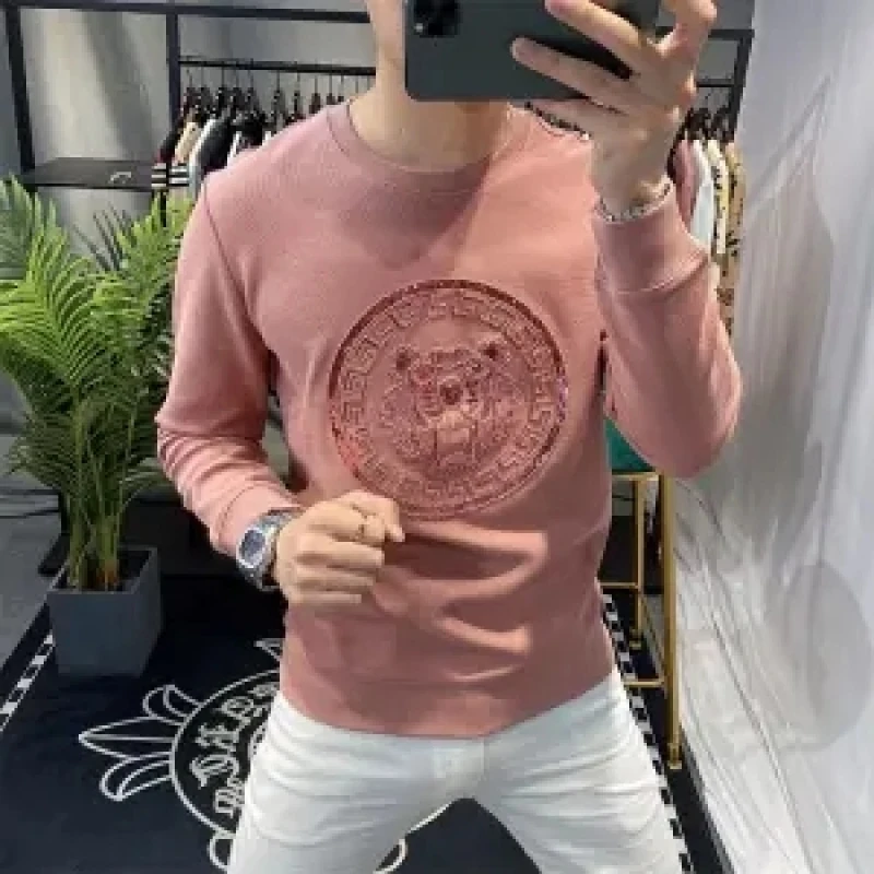 Men's hoodie Spring and Autumn New Tiger Long-sleeved Sweatshirt Personalized All-match Trendy Brand Pullover