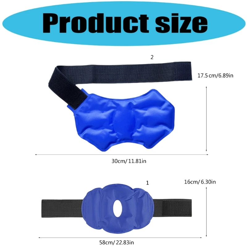 قابلة لإعادة الاستخدام الباردة الساخنة هلام حزمة الانتعاش مرنة الكنتوري تصميم النايلون الملمس مناسبة للركبتين المرفقين الكبار الاطفال استخدام 69HD