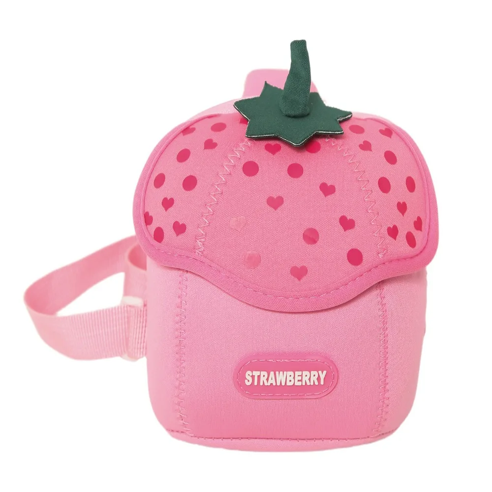 

Cute Strawberry Children Backpack Fruit Cartoon Children's Crossbody Bag Cloth Large Capacity Students Chest Bag Kindergarten