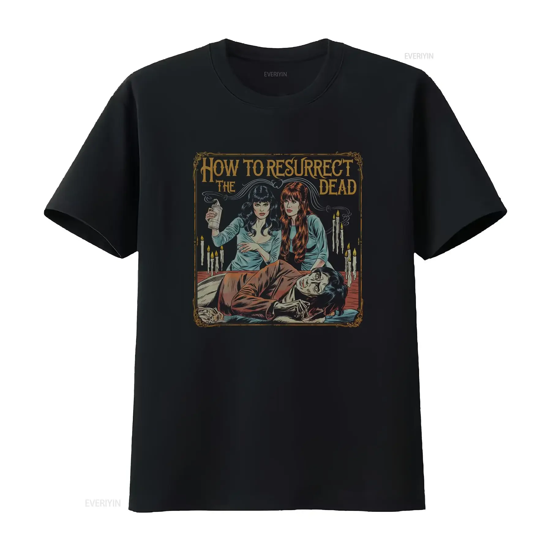 How to Resurrect The Dead Practical Magic Inspired Halloween Autumn T Shirt Witch Witchy s Goth Gothic Horror Fan vintage