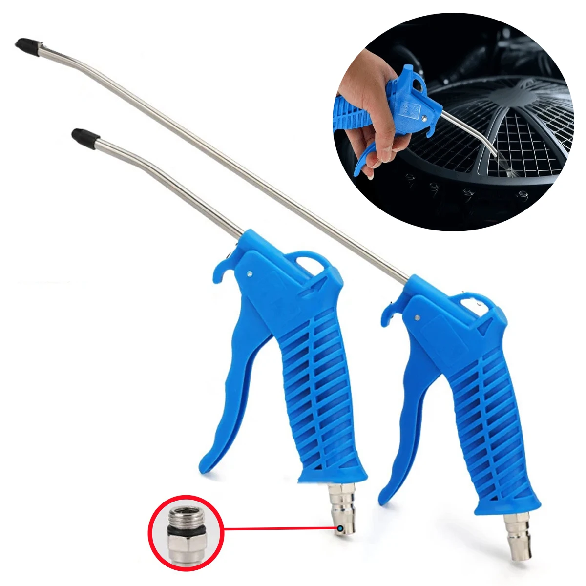 

Pneumatic Dust Removal Gun Multi-Purposes Garden Household Car Cleaning Hand Held Sprayer High-Pressure Ash Blowing Tools 1Pc