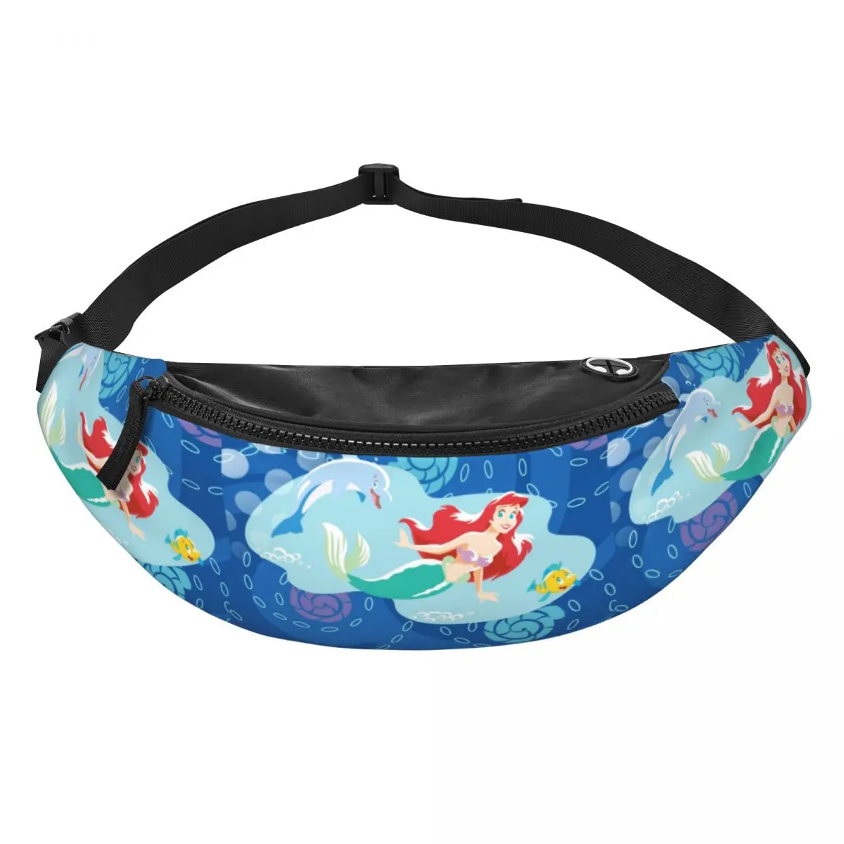 

Стильная поясная сумка Custom Cool The Little Anime M-Mermaid для путешествий и походов, унисекс, через плечо, для телефона и денег