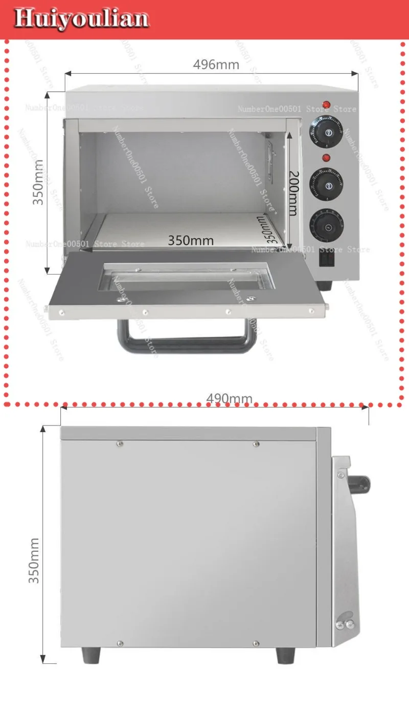 EP1A Single Deck Italian Pizza Oven Commercial Large Capacity Bakery Equipment