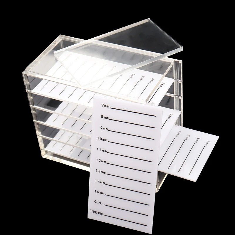 Eyelash Extension Storage Box Eyelash Extension Organizer Lash Plate Storage Organizer Holder Eyelash Extension Tools