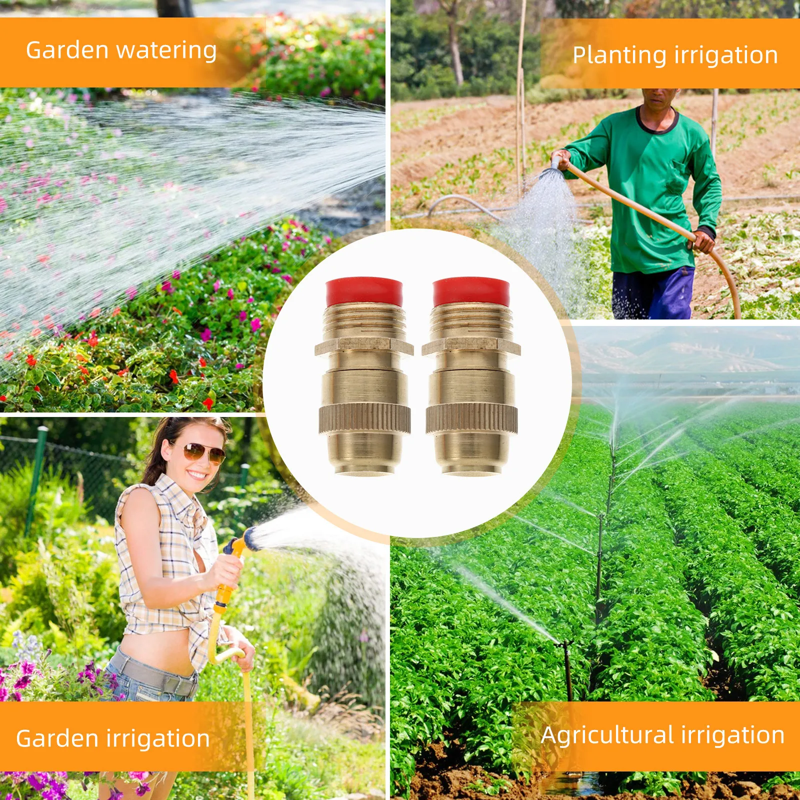 5 Pcs Practical Nozzle Irrigation Mister Nozzles Watering Sprayer Atomizing Sprinkler Garden Hose Multifunctional