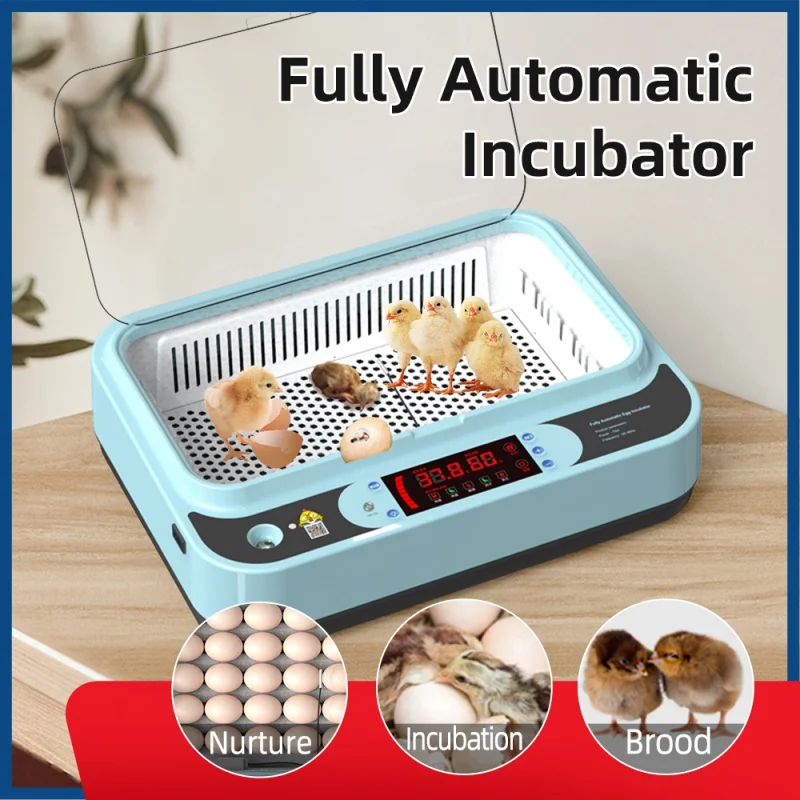 

110/220V Egg Incubator Automatic Brooder Chick Hatchery Machine Digital 15 Eggs Incubator Hatcher for Goose Chicken Farm Tool