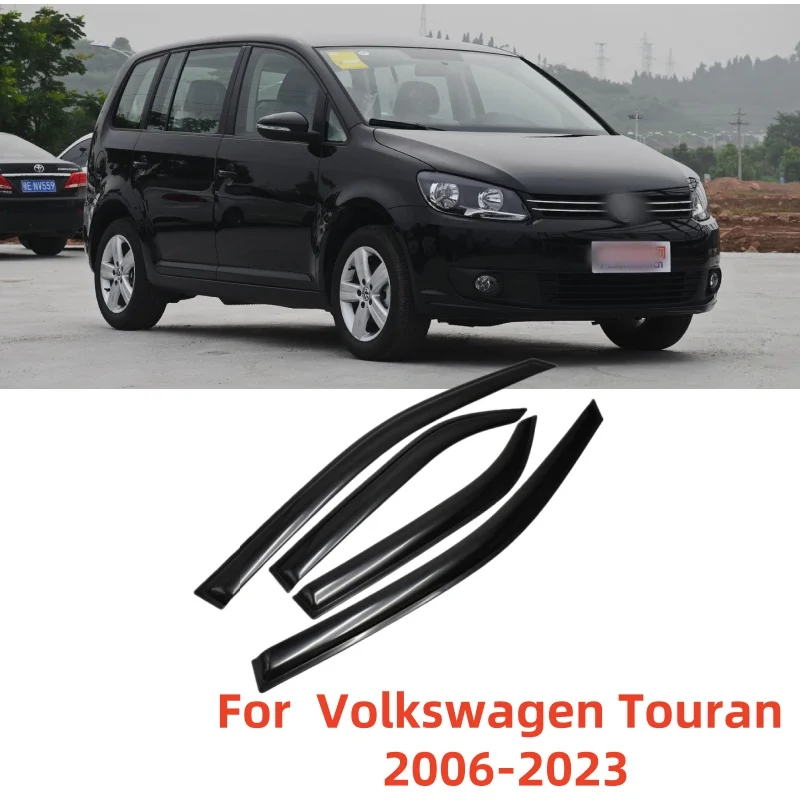 

For Volkswagen Touran 2006-2015/ Touran L 2016-2023 Window Visor Sun Rain Deflector Guard Awning Shelter Car Styling Accessories