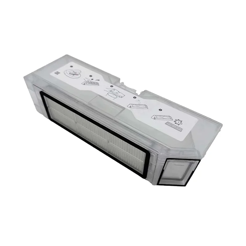 Caixa de lixo com filtro acessórios de substituição para roborock q revo p10 robô aspirador de pó
