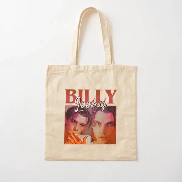 Billy Scream Horror Cotton  Canvas Bag Casual Ladies Foldable Women Tote Fabric Unisex Travel Handbag Designer Printed Shopper