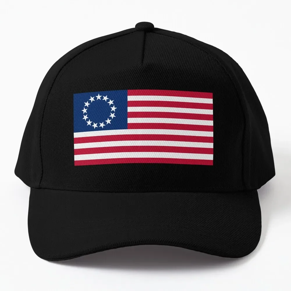 

Betsy Ross Flag Baseball Cap Mountaineering Trucker Hat Golf Cap Luxury Man Hat Hat For Women Men'S