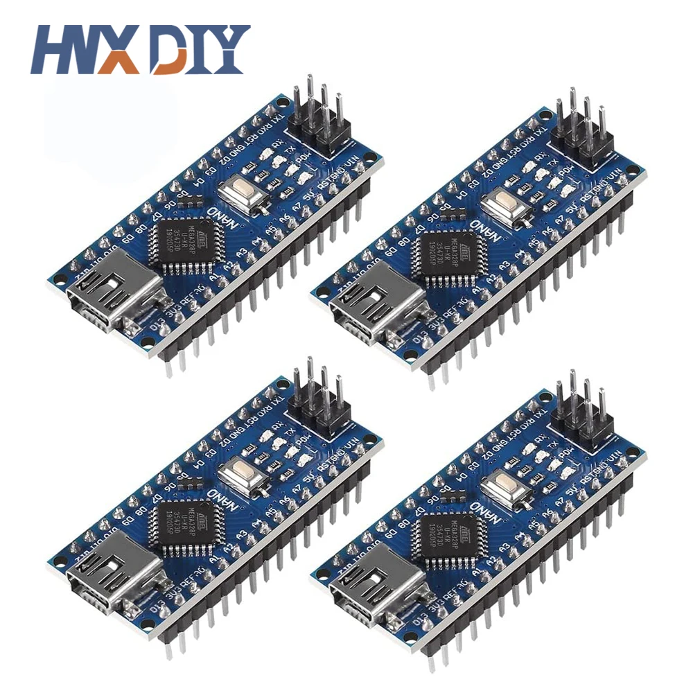 4 SZT. Mini / Type-C / Micro USB Nano 3.0 Atmega328P Kompatybilna Płytka Kontrolera dla Arduino CH340 Sterownik USB 16Mhz ATMEGA328P — zdjęcie produktu 3